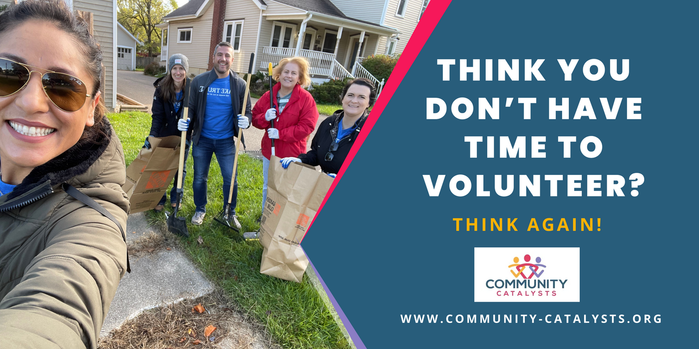 Think You Don’t Have Time to Volunteer? Think Again!