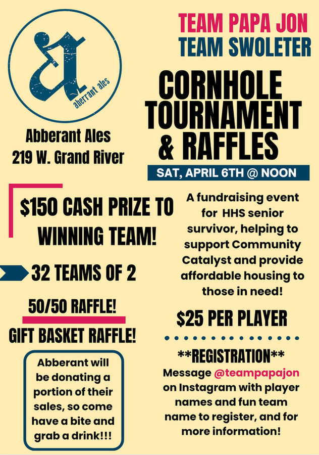 Fundraiser 5 flyer