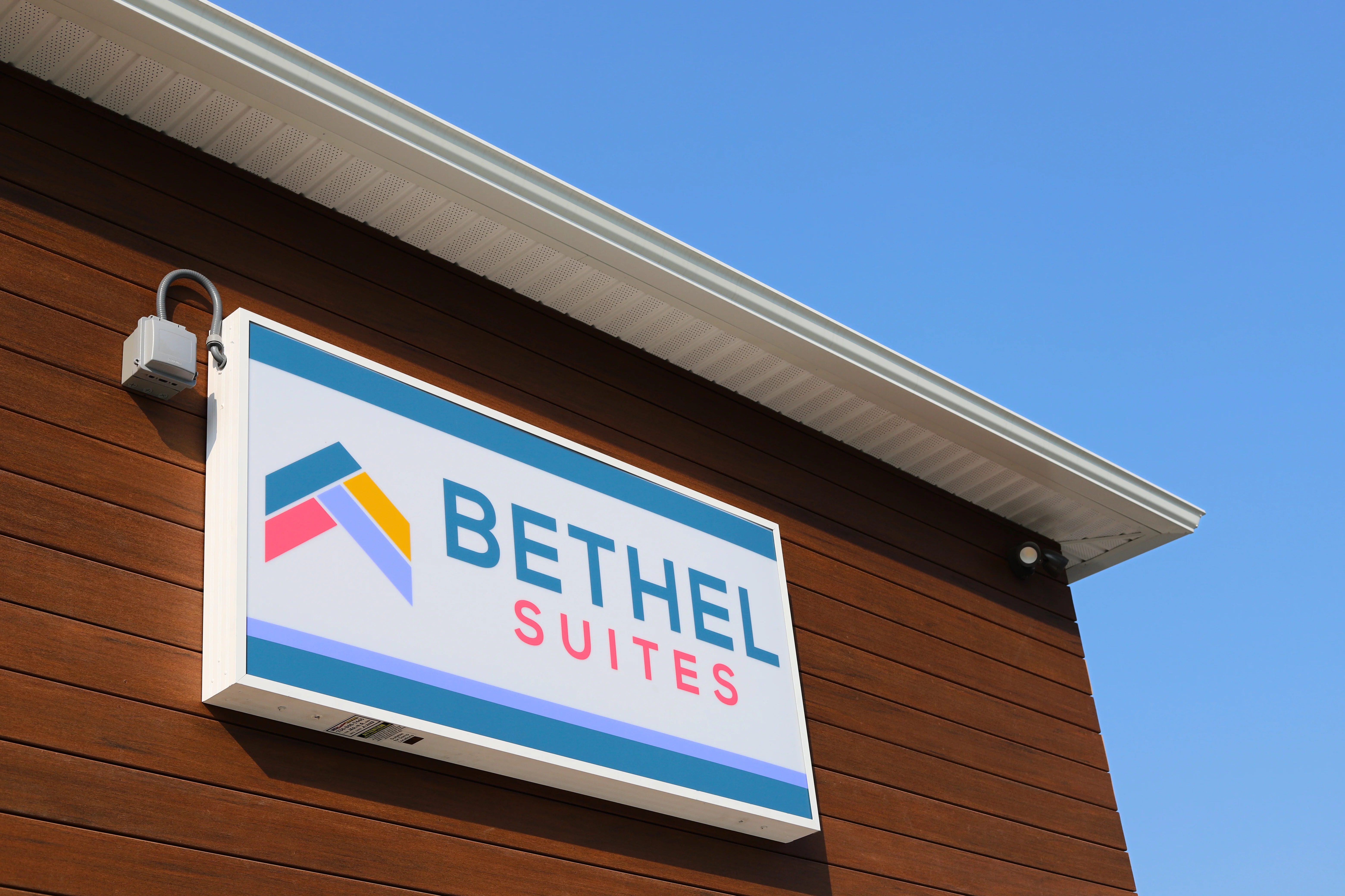 Bethel Suites sign
